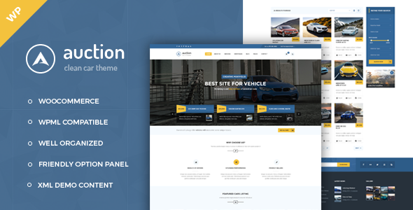 Auction - Car Dealer WooCommerce WordPress Theme Logo