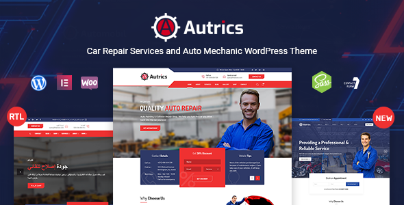 Autrics | Car Services and Auto Mechanic WordPress Theme Logo