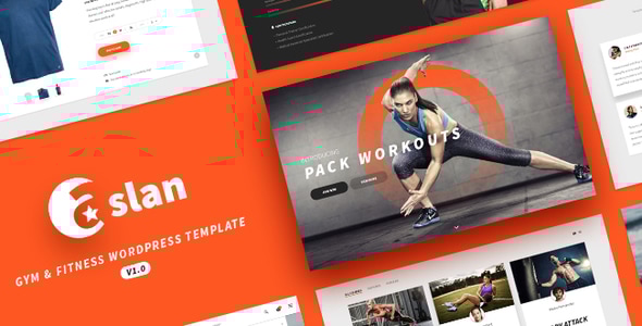 Aslan - Modern Gym & Fitness Responsive WordPress Theme Logo